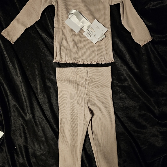 Baby Little Co. by Lauren Conrad Lettuce-Edge Top & Pants Little 24 Mon NWT - Picture 2 of 6